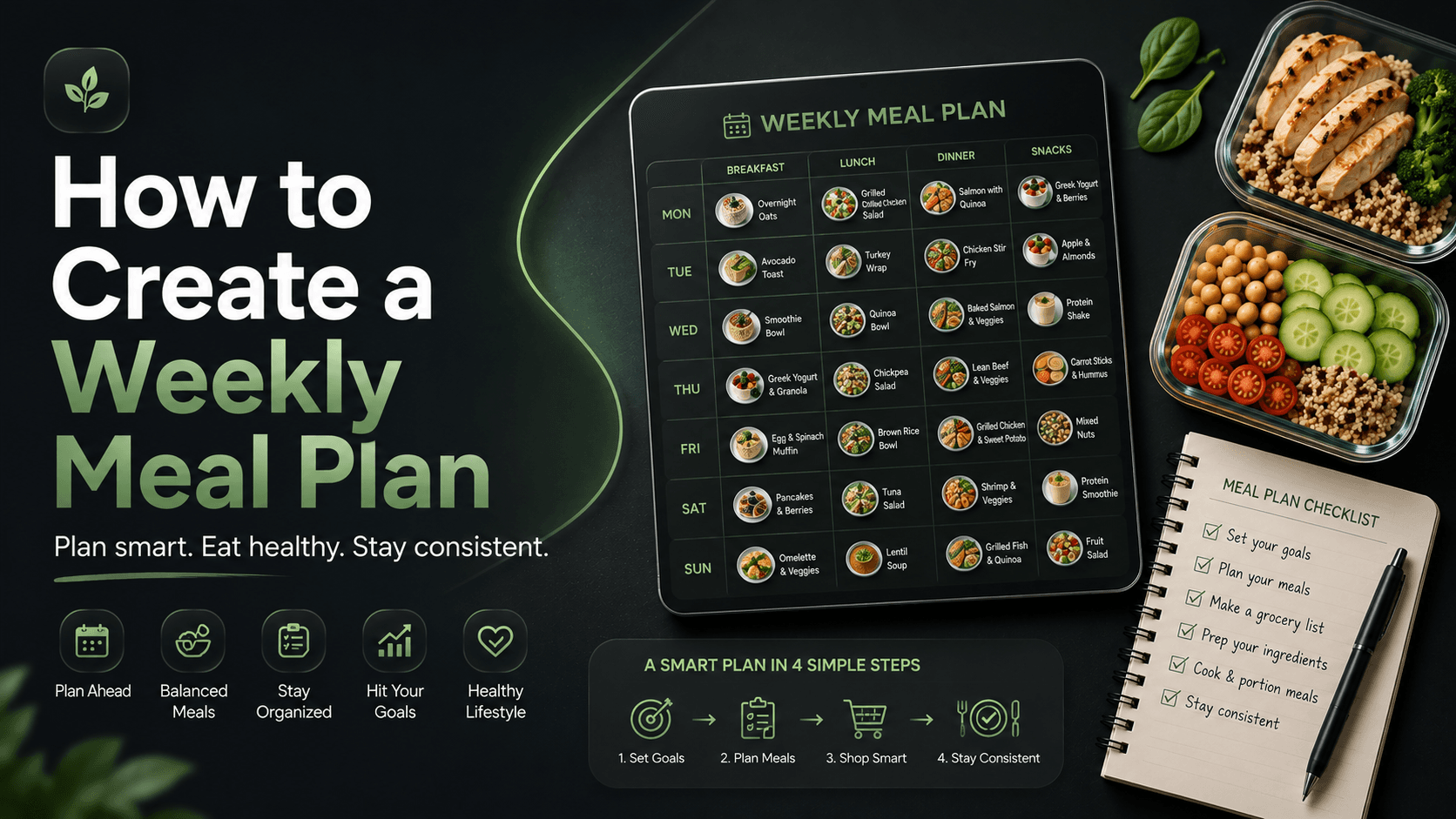 How to Create a Weekly Meal Plan