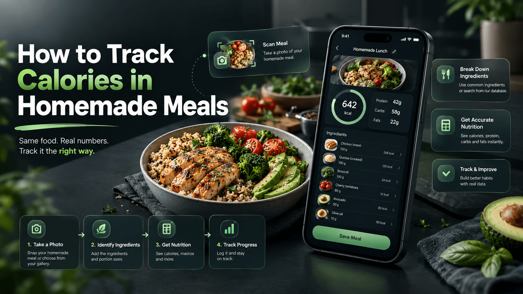 How to Track Calories in Homemade Meals