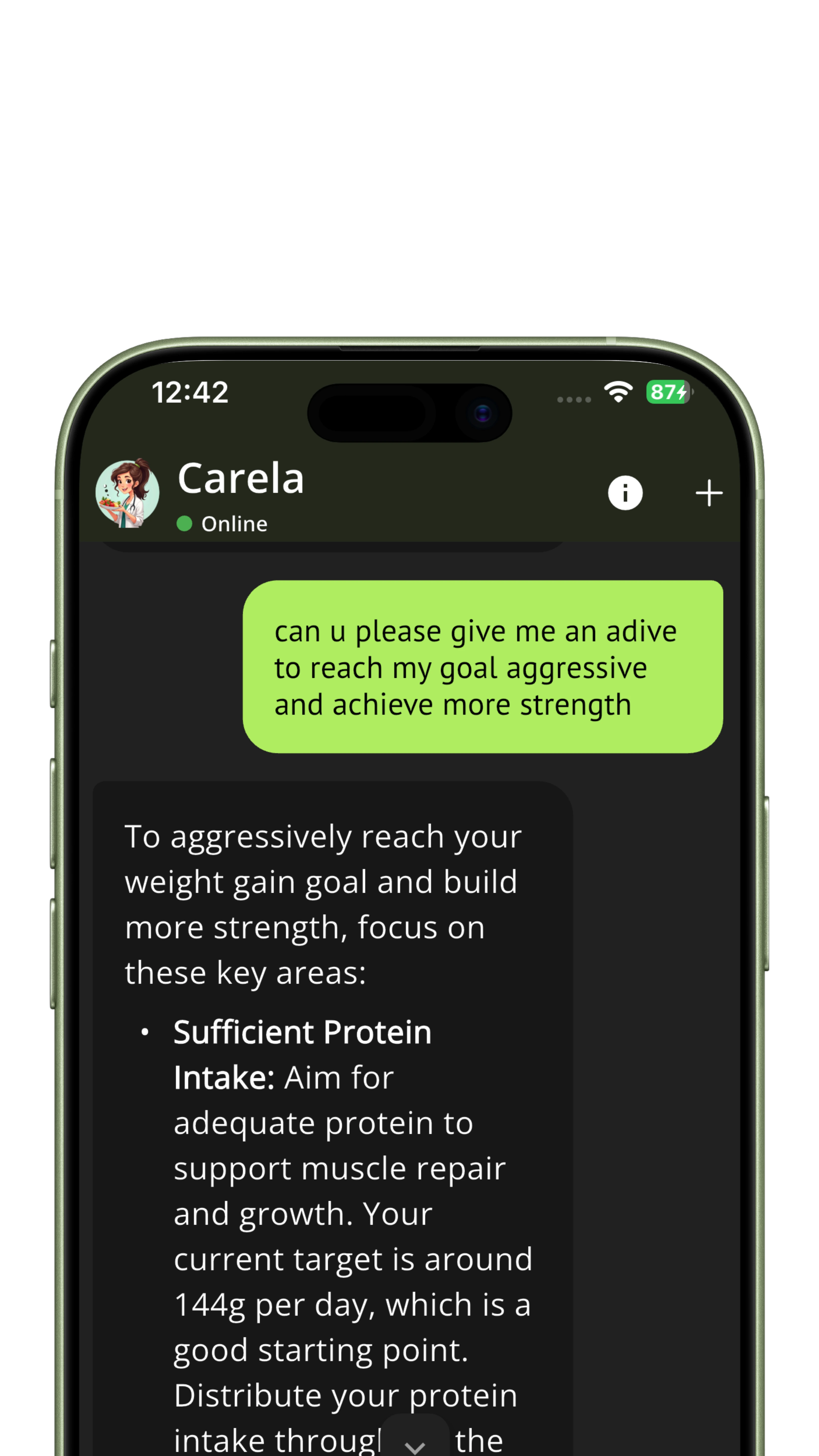 Chat with AI Nutritionist