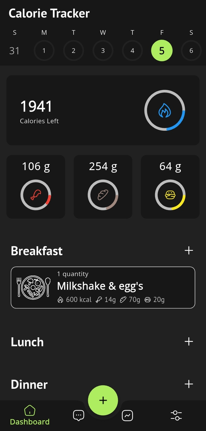 Leanup AI photo food logging screen